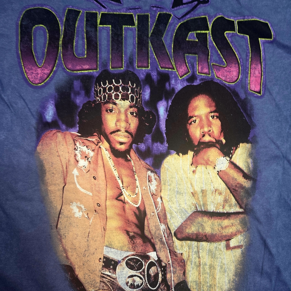 Blue/Purple Outkast Graphic T-Shirt - Picture 2 of 4